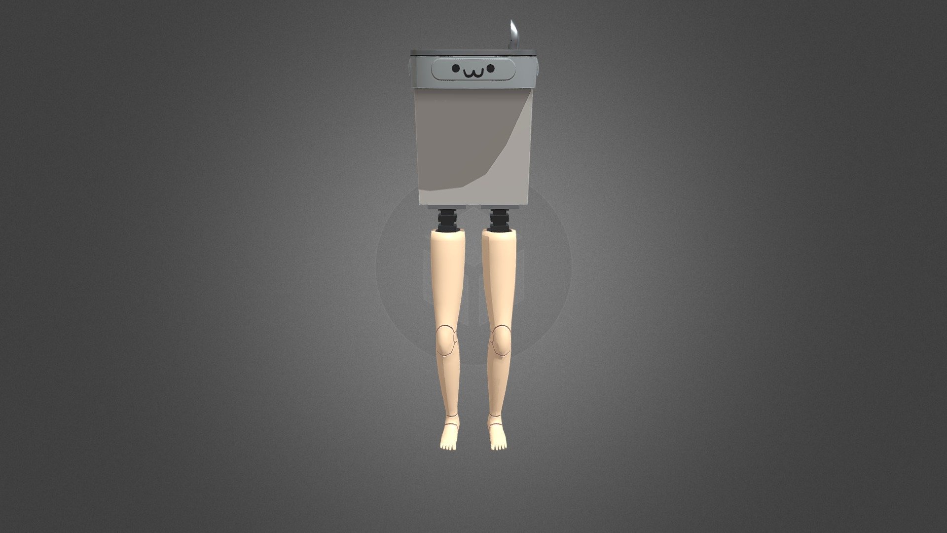 Elkay Drinking Fountain, but with legs