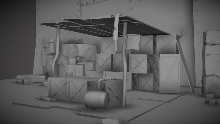 Market Stall – Modelo 3D gratuito STL
