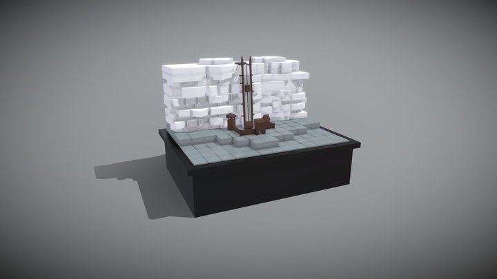 Black Castle 3D Model