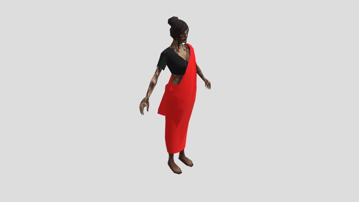 Mohini - Indian Horror Female 3D Model