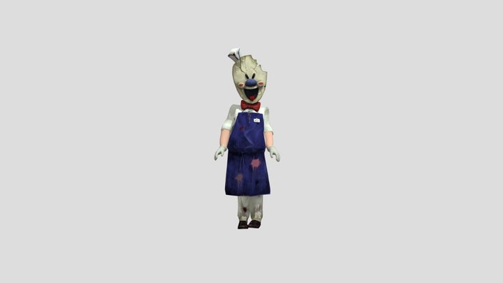 Ice Scream Horror Game Rod V2 3D Model