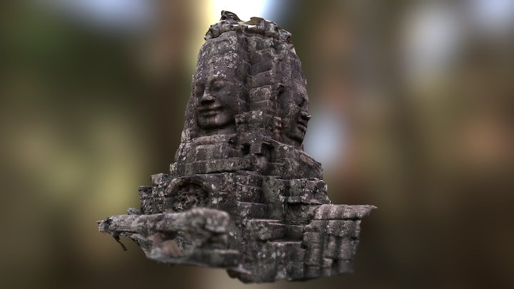 Angkor Tom 3D Model