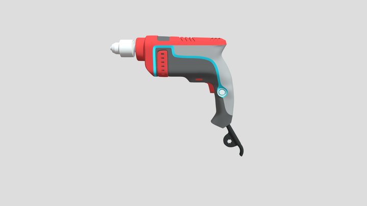 Drill machine 3D Model