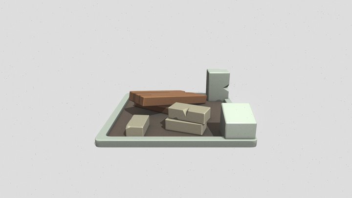 Hand paint Toon Prop 3D Model