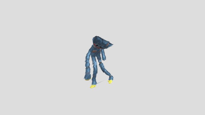 Withered huggy 3D Model