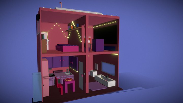 Barbiehouse_s20728 3D Model