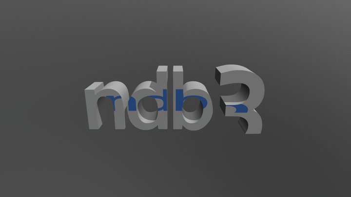 ndb3 logo 3D Model