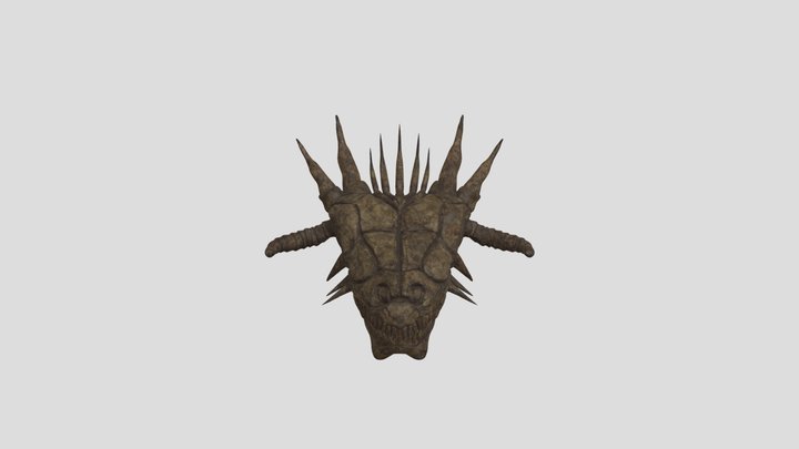 Dragon Skull 3D Model