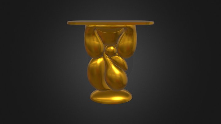 A modern and attractive dining table 3D Model