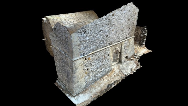 Old tower castle (Voila, Crete, Lassithi) 3D Model