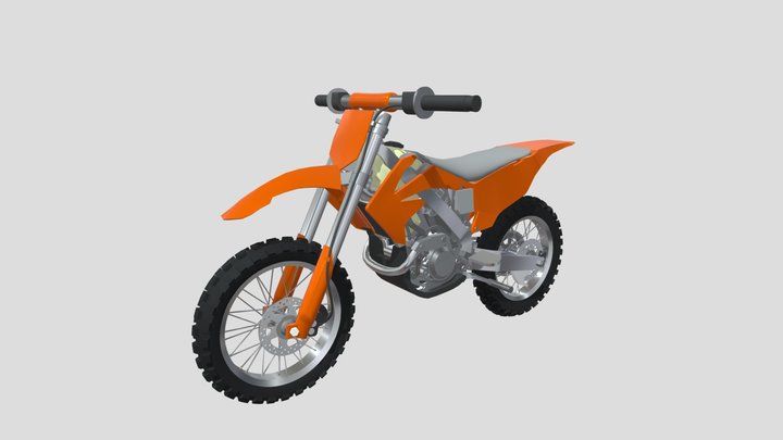 Enduro bike 3D Model