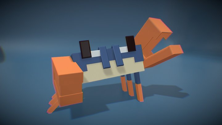 Cangrejo de minecraft (nuevo mob de minecraft) 3D Model