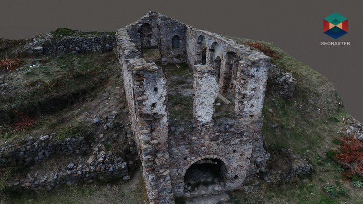 Ruined Building Survey 3D Model