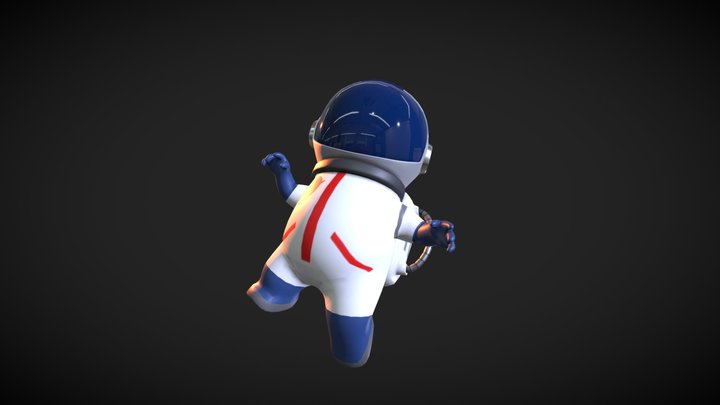 Little Astronaut 3D Model