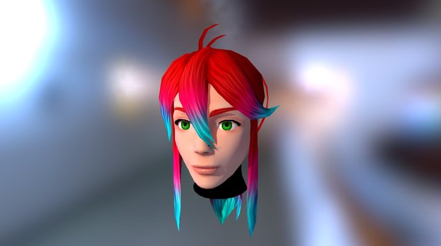 Wip Jill Face - Low Poly - IDEN_Project 3D Model