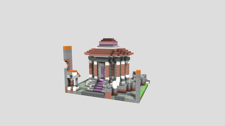 Templo de Vesta - MInecraft 3D Model