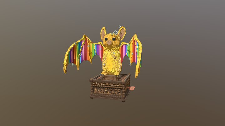 The Music box of Bat - V3 Rainbow 3D Model