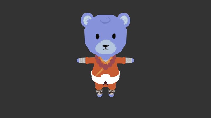 Arthan a cub with Spirit 3D Model