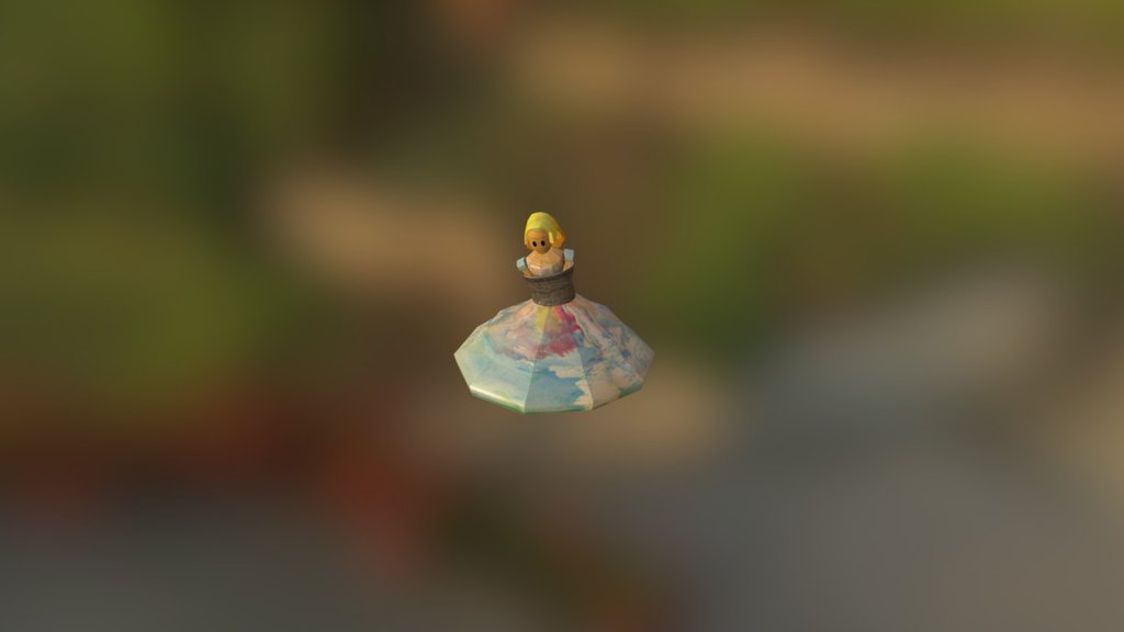 Princess 3D Model with Animation