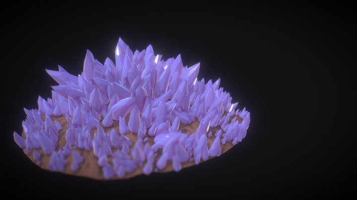 Crystal Formation Sculpt 3D Model