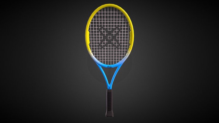 Tennis racquet 3D Model