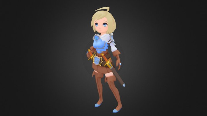 Gwen 3D Model