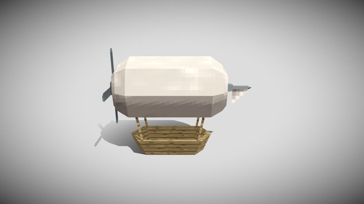 Airship 3D Model