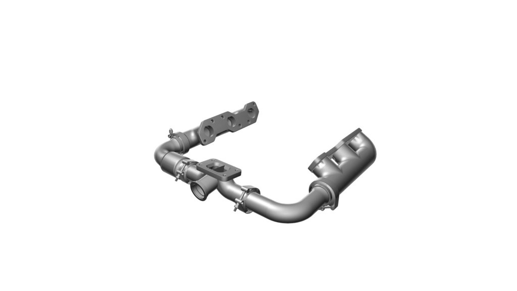 Z31 Turbo Manifold Equal Length Logs Front Mount 3D model by Robert