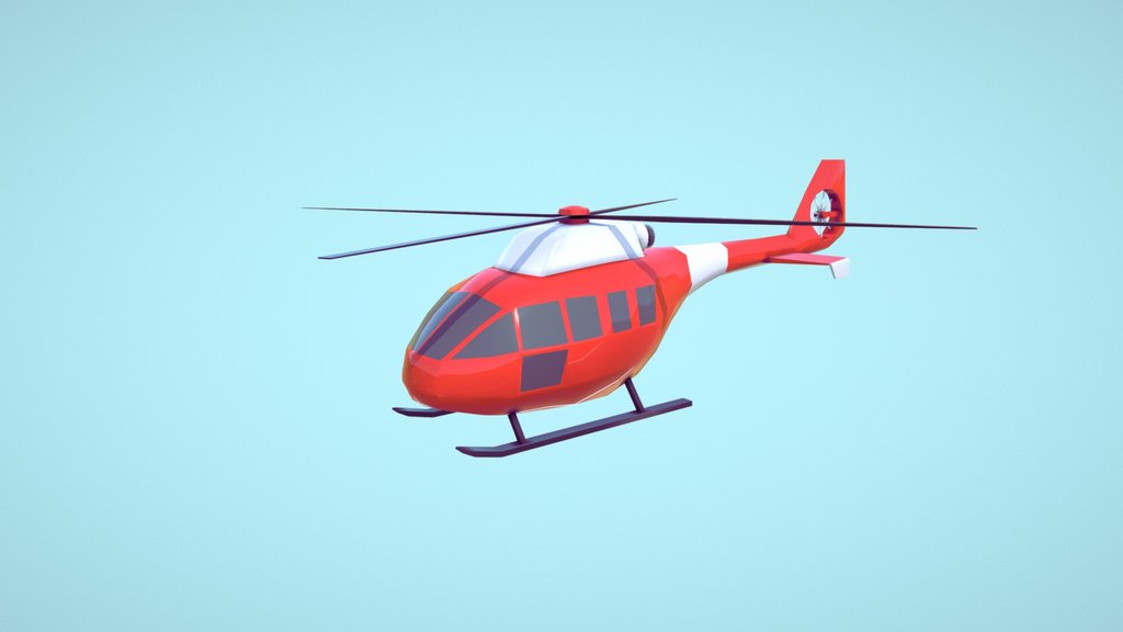 Low Poly Helicopter