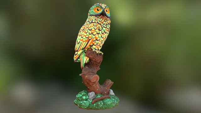 Coruja (owl) 3D Model