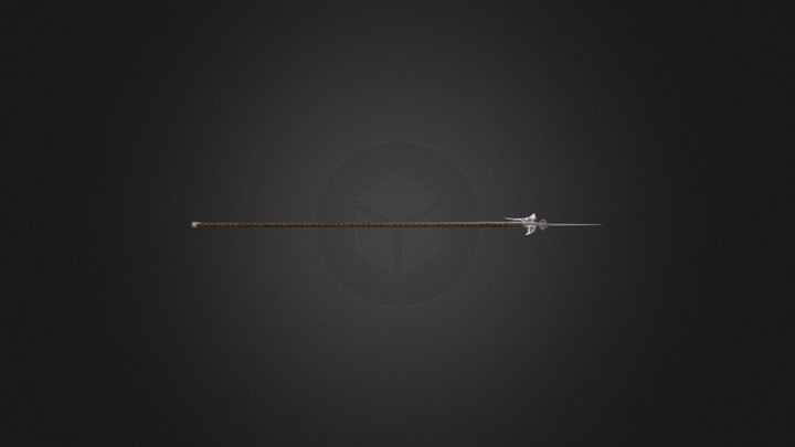 Swiss Halberd 3D Model
