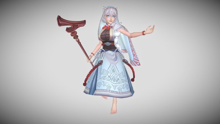 Kanna - Guardian Tales 3D Model