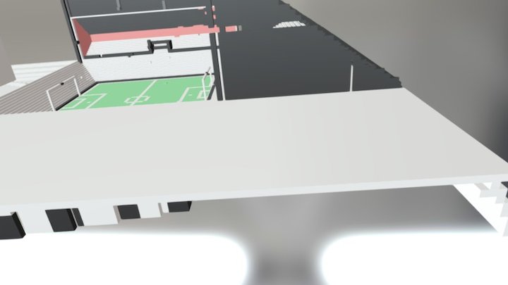 Soccer stadium 3D Model
