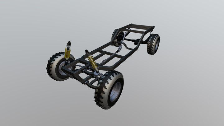 NITRON Modelo Chasis TR 433 3D Model