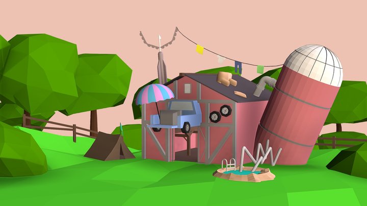 The Barn 3D Model