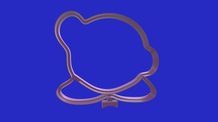 Kirby Neon Light 3D Model