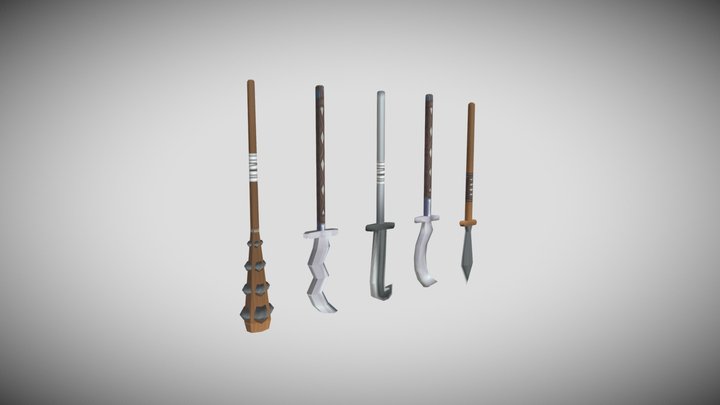 Weapons 2 3D Model