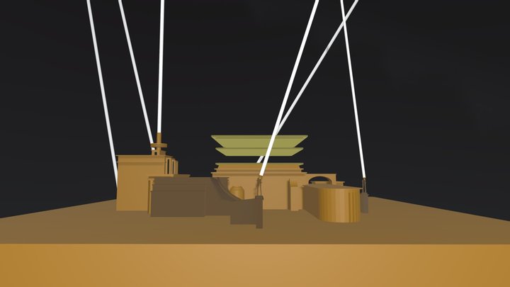 20th Century Fox logo by Ger Gauss remake (Febru 3D Model