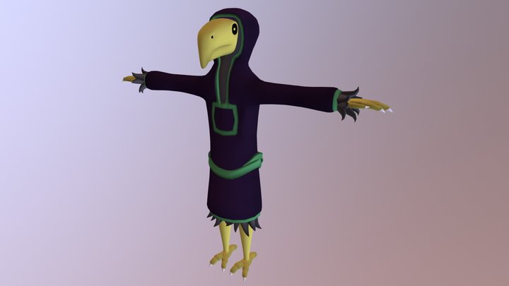 Vulture Acolyte (hyper light drifter) 3D Model