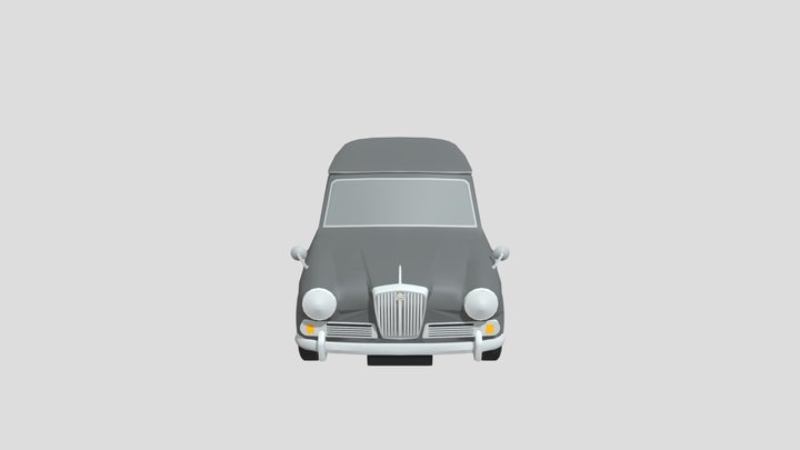 Wolseley 1000 Saloon lowpoly for 3D-printing