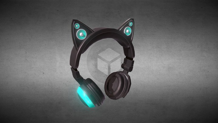 Axent Wear lookalike headphones 3D Model