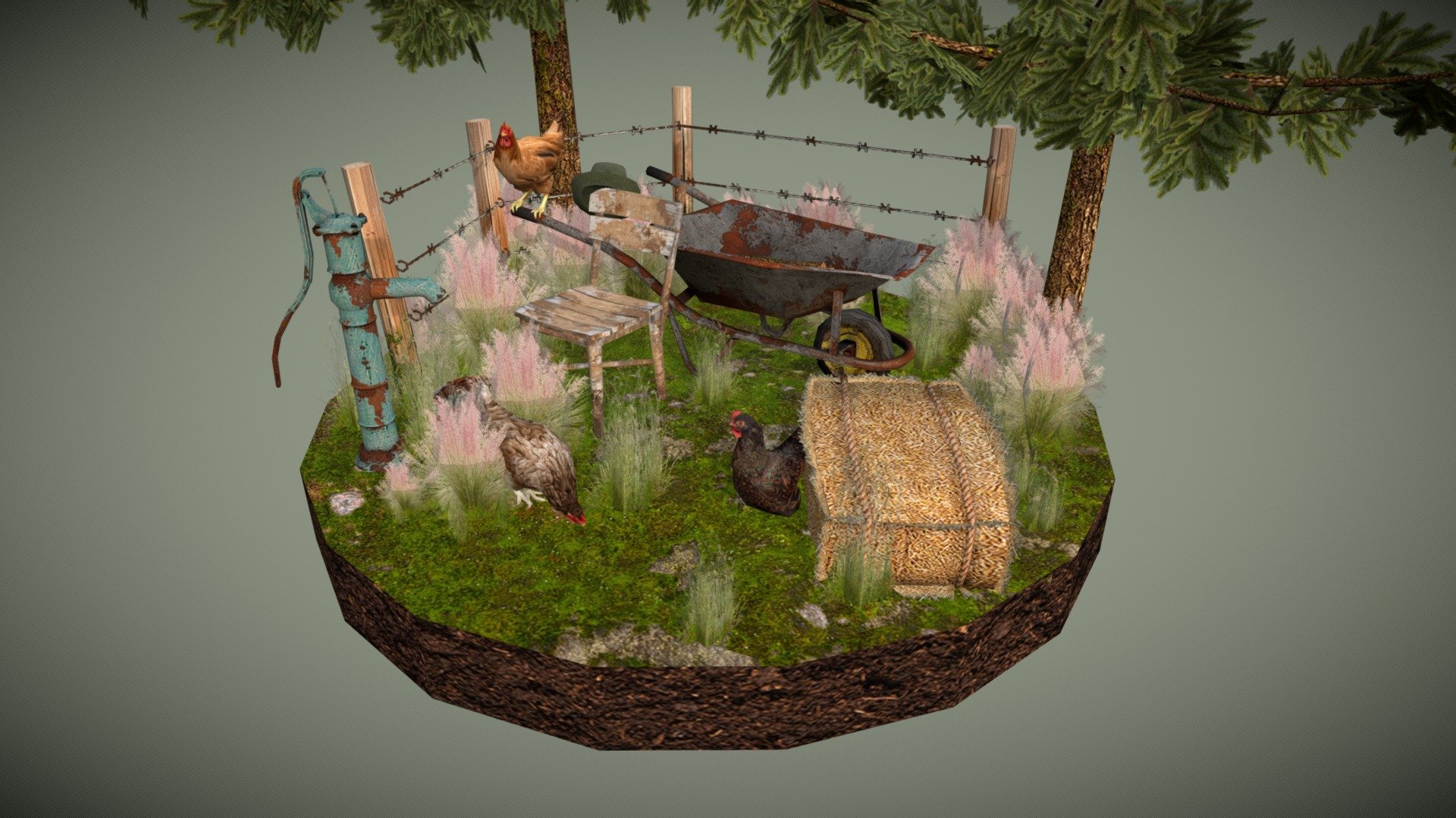 DAE 5 Finished props - Austrian Farm Loner - 3D model by Freya Kropsch ...