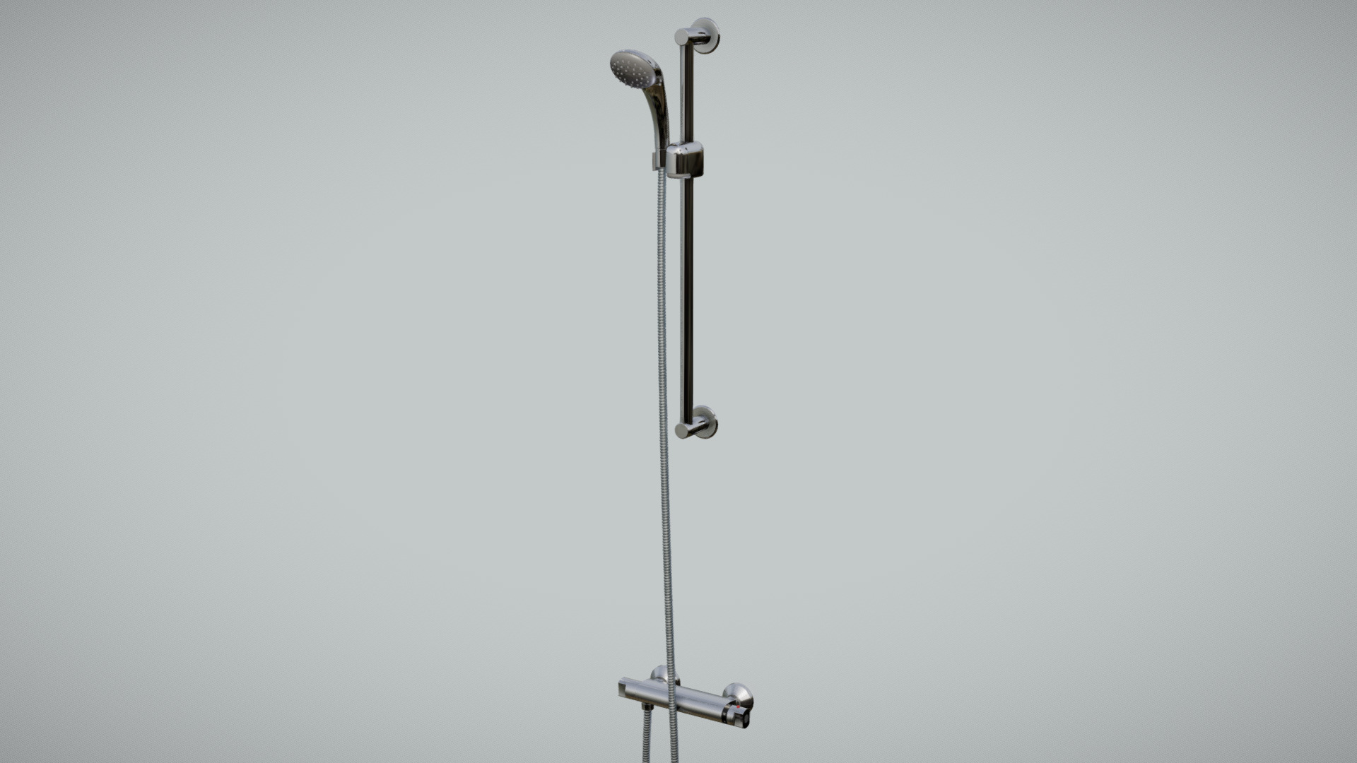 3D model Thermostatic Shower Mixer - This is a 3D model of the Thermostatic Shower Mixer. The 3D model is about a light pole with a camera on it.