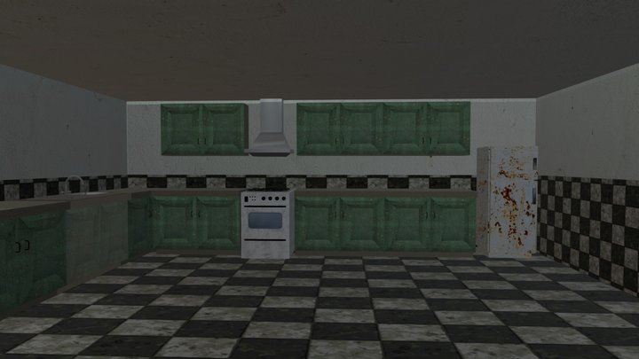 Old Kitchen 3D Model