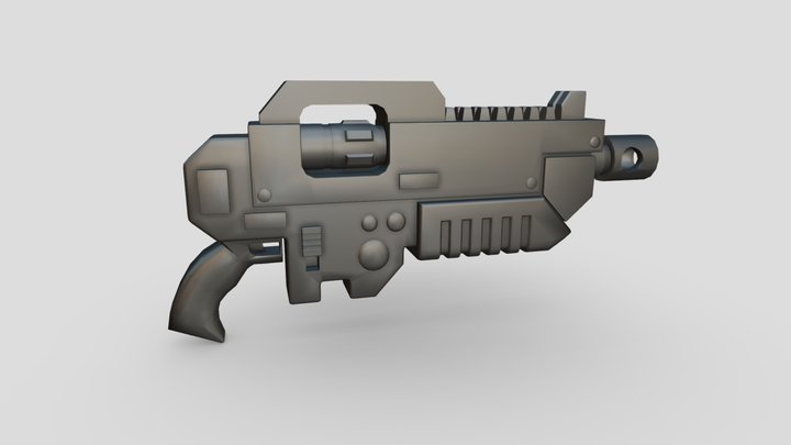 Weapon (40k Bolter) 3D Model