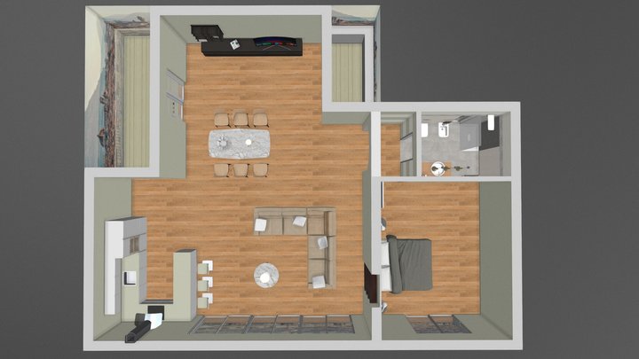 Appartamento 3D Model