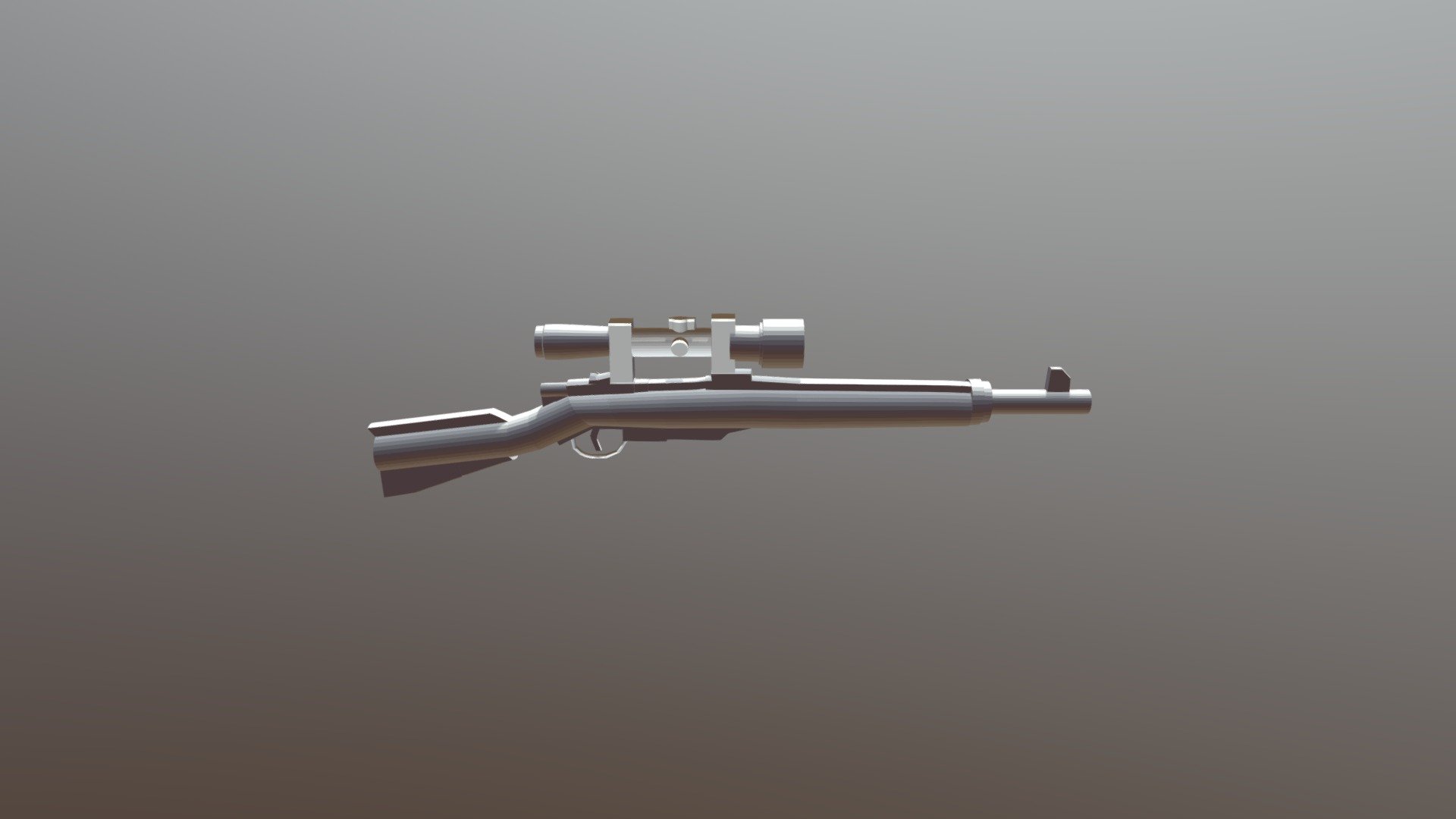 Rifle With Scope