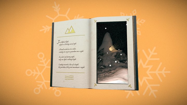 A Book Of Poems 3D Model