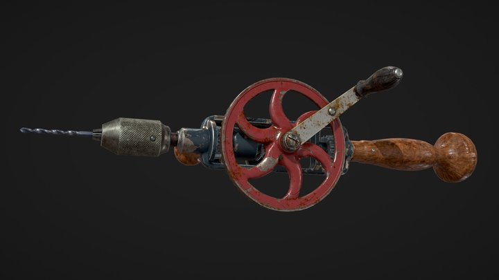 Hand drill 3D Model