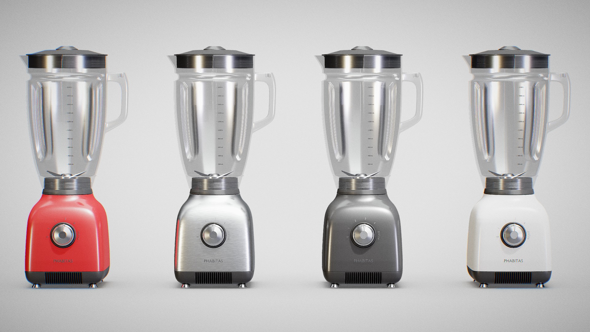 3D model Blender 01 - This is a 3D model of the Blender 01. The 3D model is about a group of blenders.
